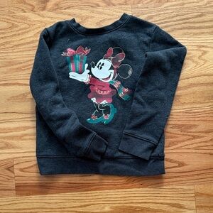 Disney Black and Red Minnie Mouse Sweatshirt